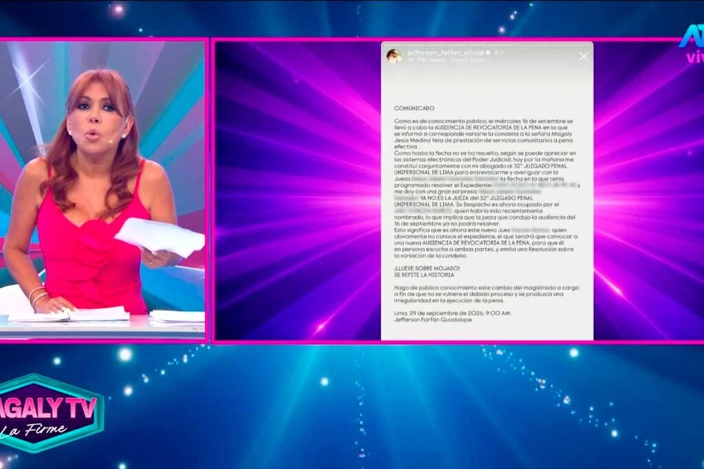 Magaly defiende sus derechos en polémica con Jefferson Farfán