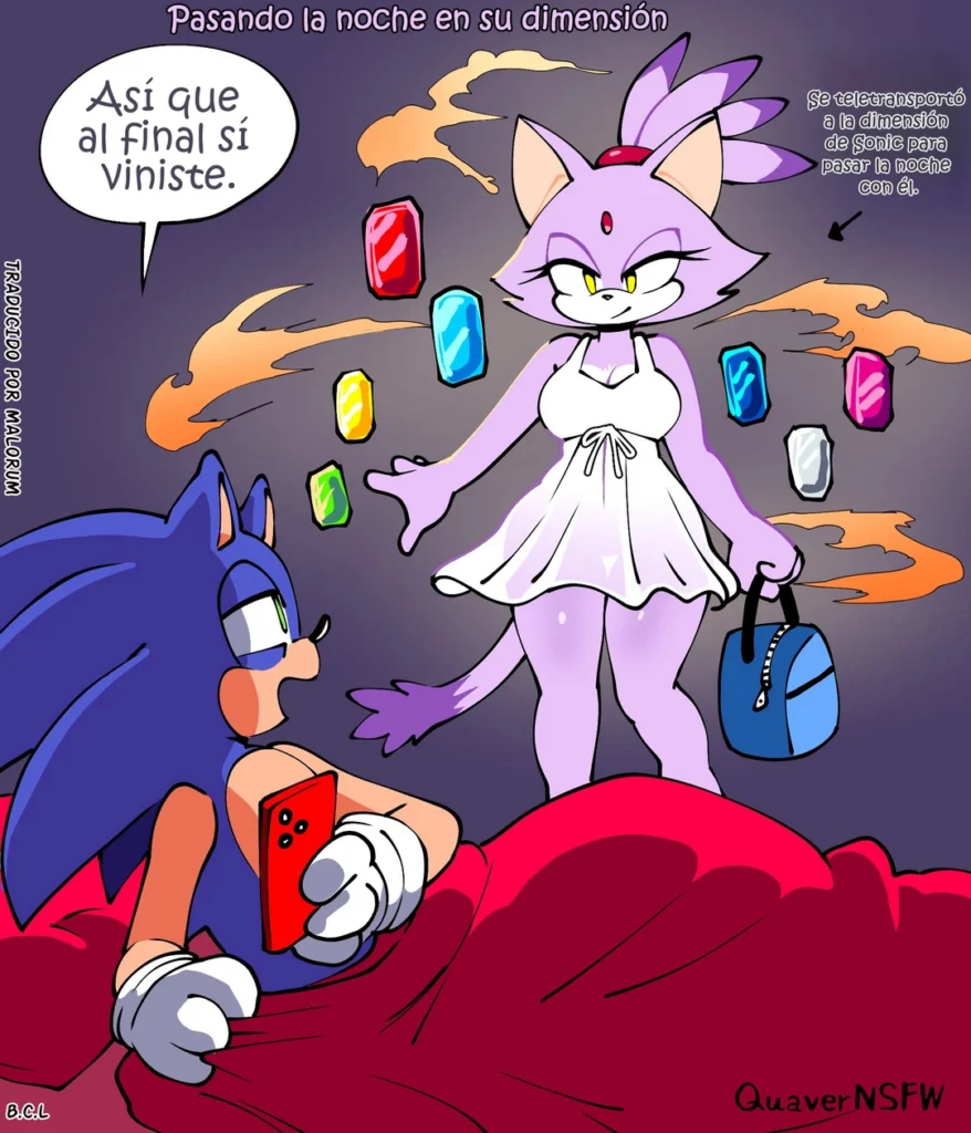 Pasando la Noche en su Dimensión – QuaverNSFW: Furry Comic XXX