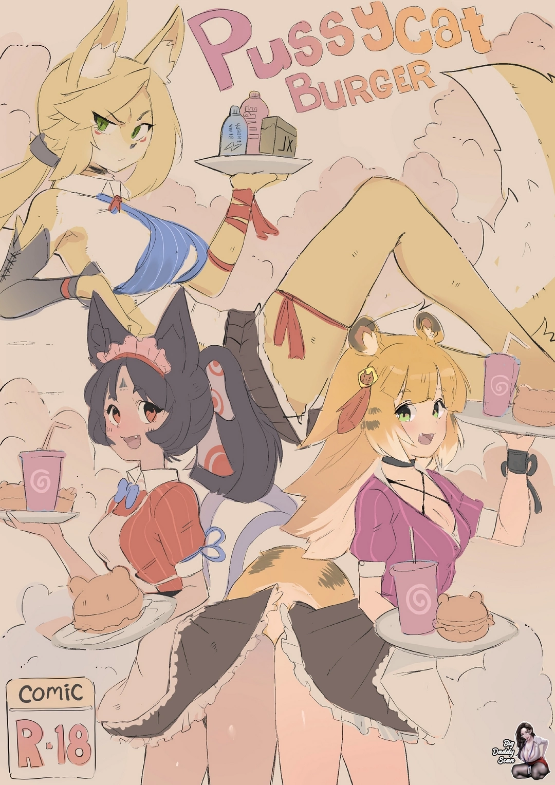 Pussycat Burger – Cafin: Furry Comic XXX - furry comic xxx - imagen 1