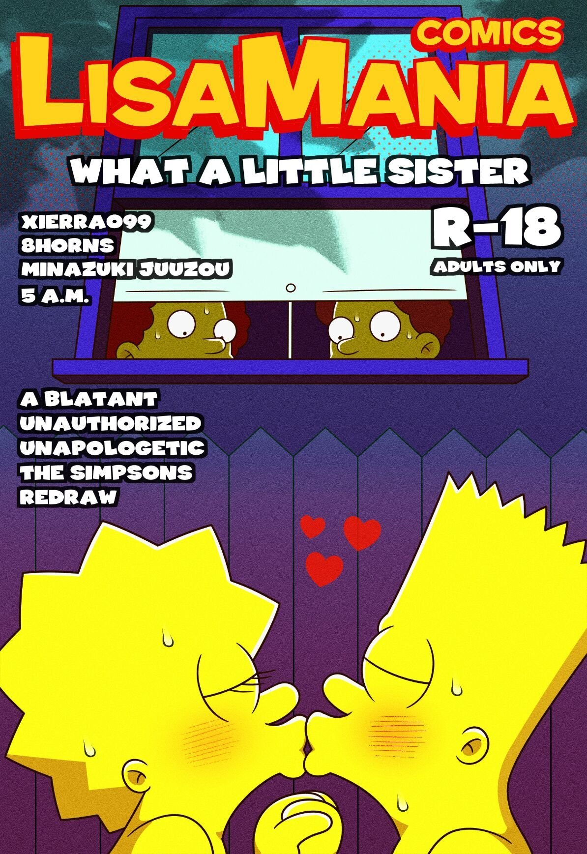 What a LITTLE SISTER: Comic XXX Los Simpsons Los Simpsons - Comic XXX Los Simpsons imagen 1